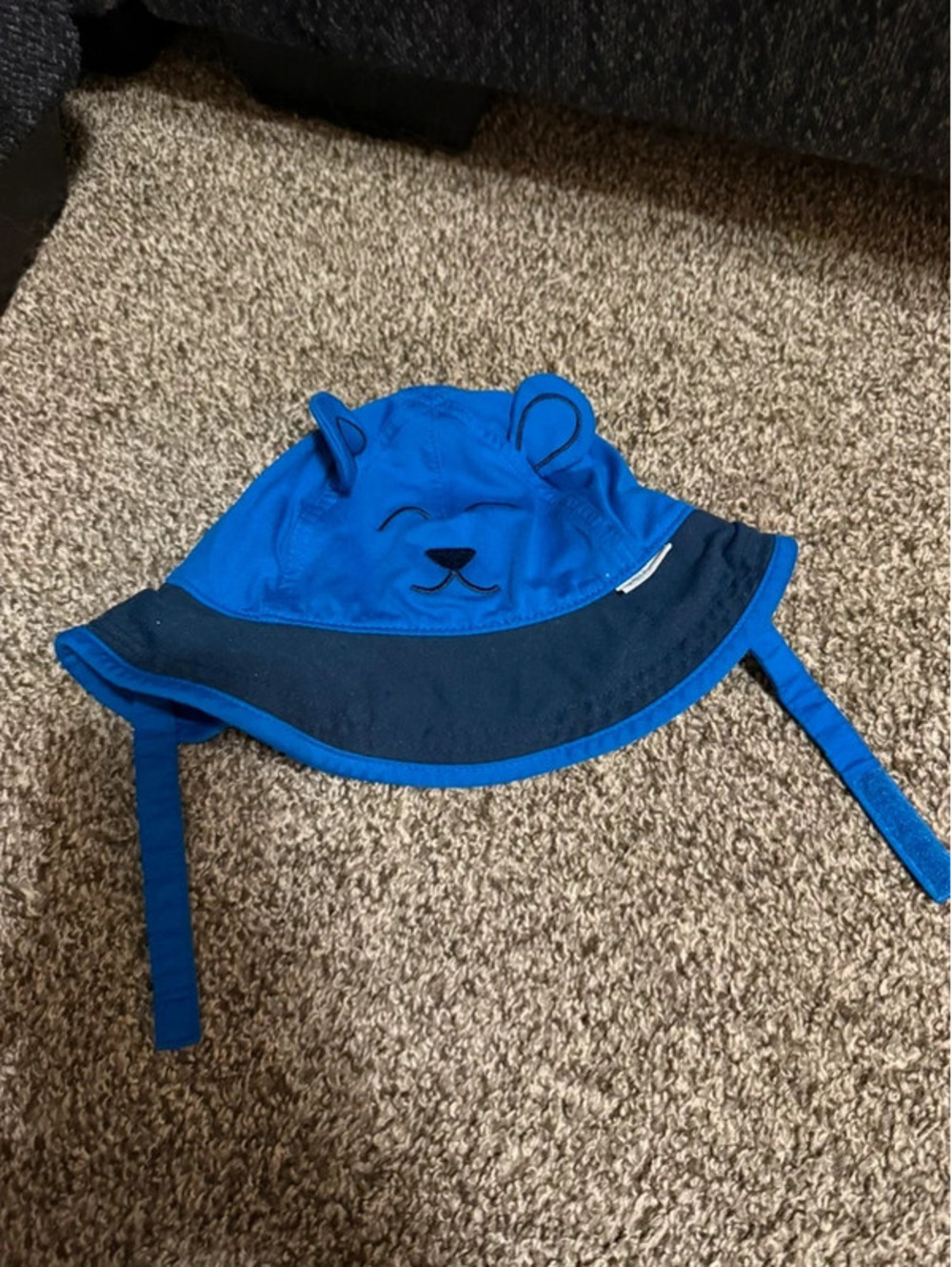 Columbia Kids Blue Sun Hat One Size UPF 50 Wide Brim Outdoor Bucket Hat